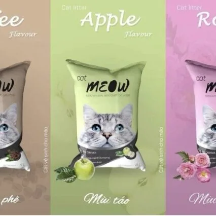 Cát đất sét Meow 8L