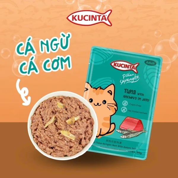 Pate Kucinta gói 80gr - Ảnh 5