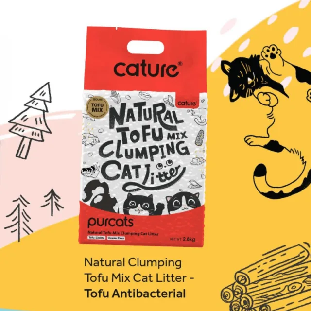 Cát đậu nành Cature đỏ 7L - bản công ty - Ảnh 2