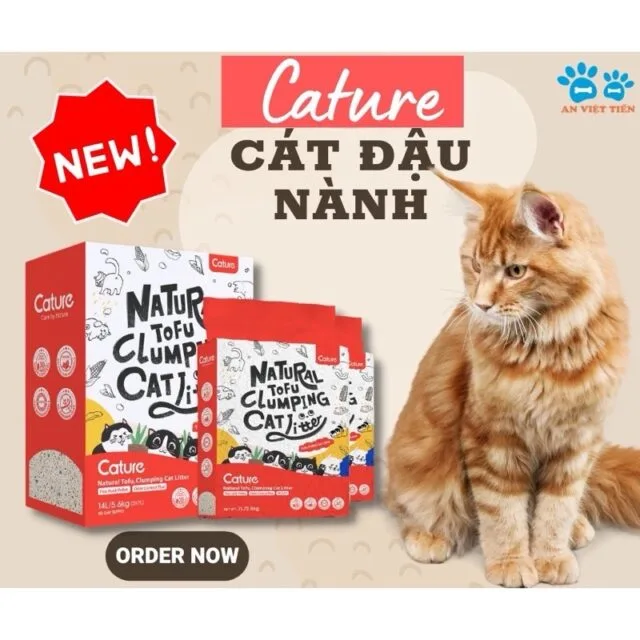 Cát đậu nành Cature đỏ 7L - bản công ty - Ảnh 3