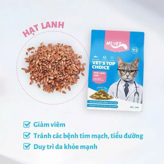 Hạt Mr.Vet 1kg cho mèo - Ảnh 2