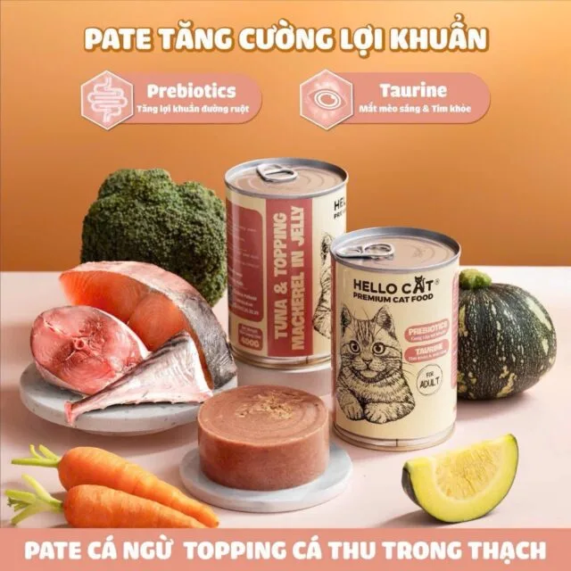 Pate Hello Cat lon 400gr - Ảnh 2
