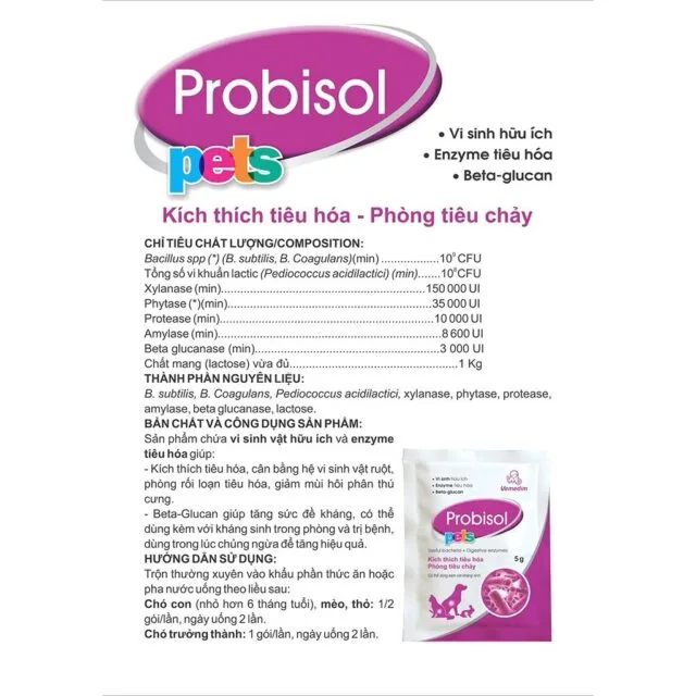 Men tiêu hoá Probisol - Ảnh 2
