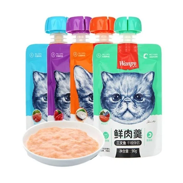 Súp thưởng Wanpy nắp vặn cho mèo - Ảnh 5