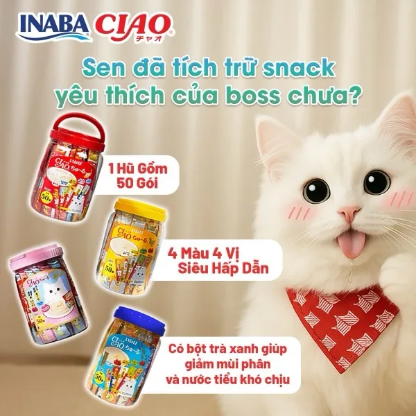 Súp thưởng Ciao Churu hũ 50 thanh chuẩn Thái - Ảnh 2
