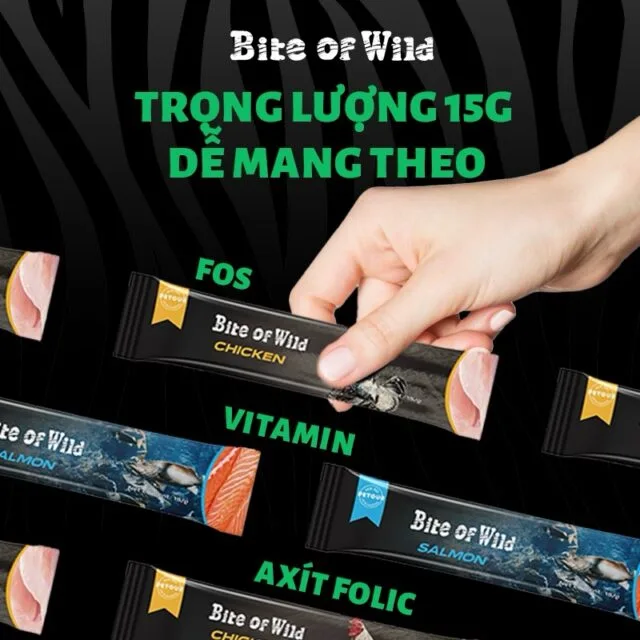Súp thưởng cao cấp Bite Of Wild gói 4 thanh - Ảnh 4