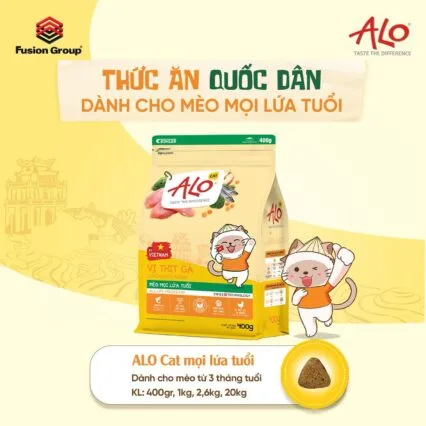 Hạt mèo Alo Cat chuẩn Việt túi 1kg